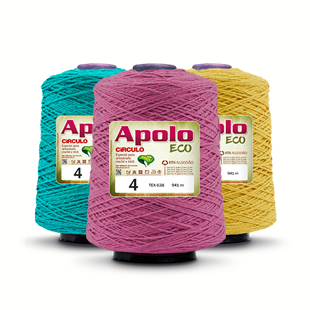 BARBANTE APOLO ECO Nº 4 - 600G - Círculo | Casa Krysthal
