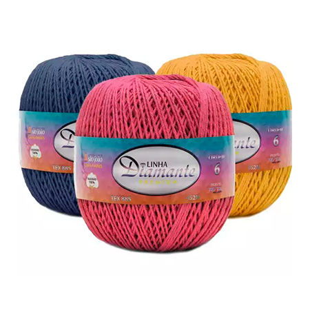 BARBANTE DIAMANTE PREMIUM Nº 6 - 400G