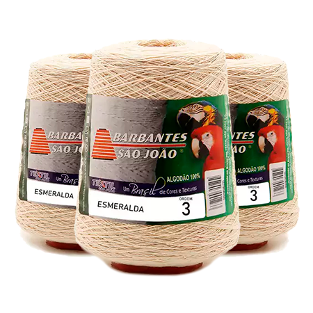 BARBANTE SÃO JOÃO ESMERALDA Nº 3 - 500G
