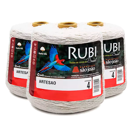 BARBANTE SÃO JOÃO RUBI Nº 4 - 2KG