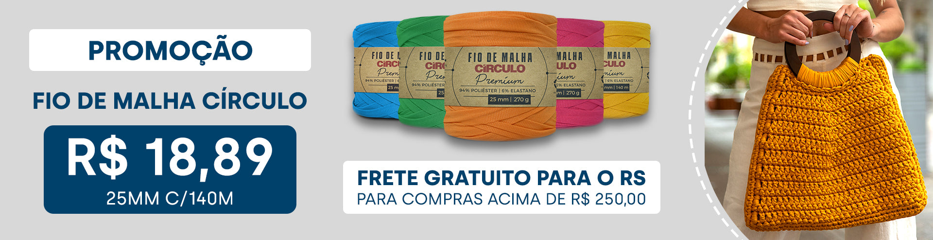 Fio de Malha Circulo - Casa Krysthal